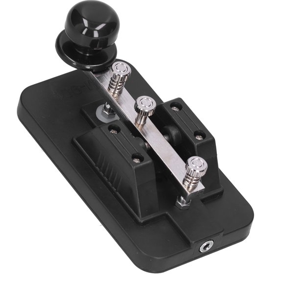 CW Key Morse Code Key, Telegraph Trainer Portable Manual Operation Easy Assembly with Buzzer for Beginner