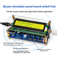thumbnail image 1 of CW Morse Code Decoder Bulk Circuit Board Wireless Transmitter Receiver DIY Welding Practice Electronic Manufacturing Kit, 1 of 10