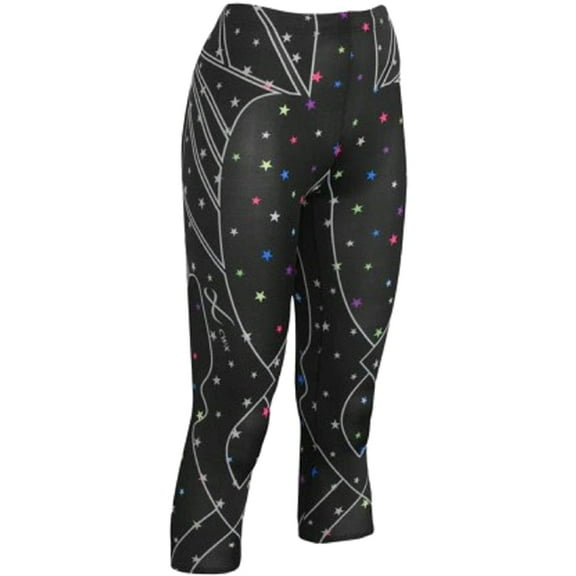 CW-X Women's Revolution Tights Black/Multicolor Stars (XS)