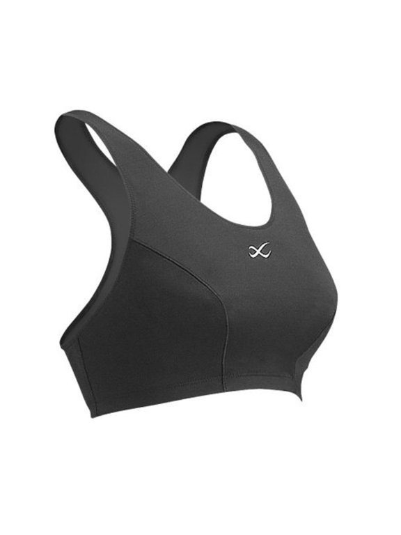 Women's Sport Support Running Bra, Black, 36 AA/A