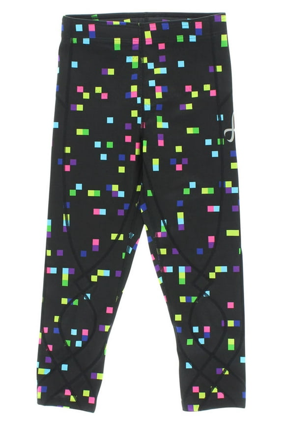 Womens 3/4 Stabilyx Print Tights Black