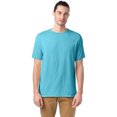 thumbnail image 1 of CW100 Hanes Adult ComfortWash Garment Dyed Short Sleeve Tee Fresh Water M, 1 of 3