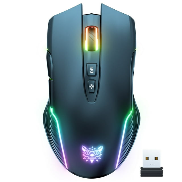 CW905 RGB 5 Adjustable DPI Wireless Rechargeable Gaming , Ergonomic