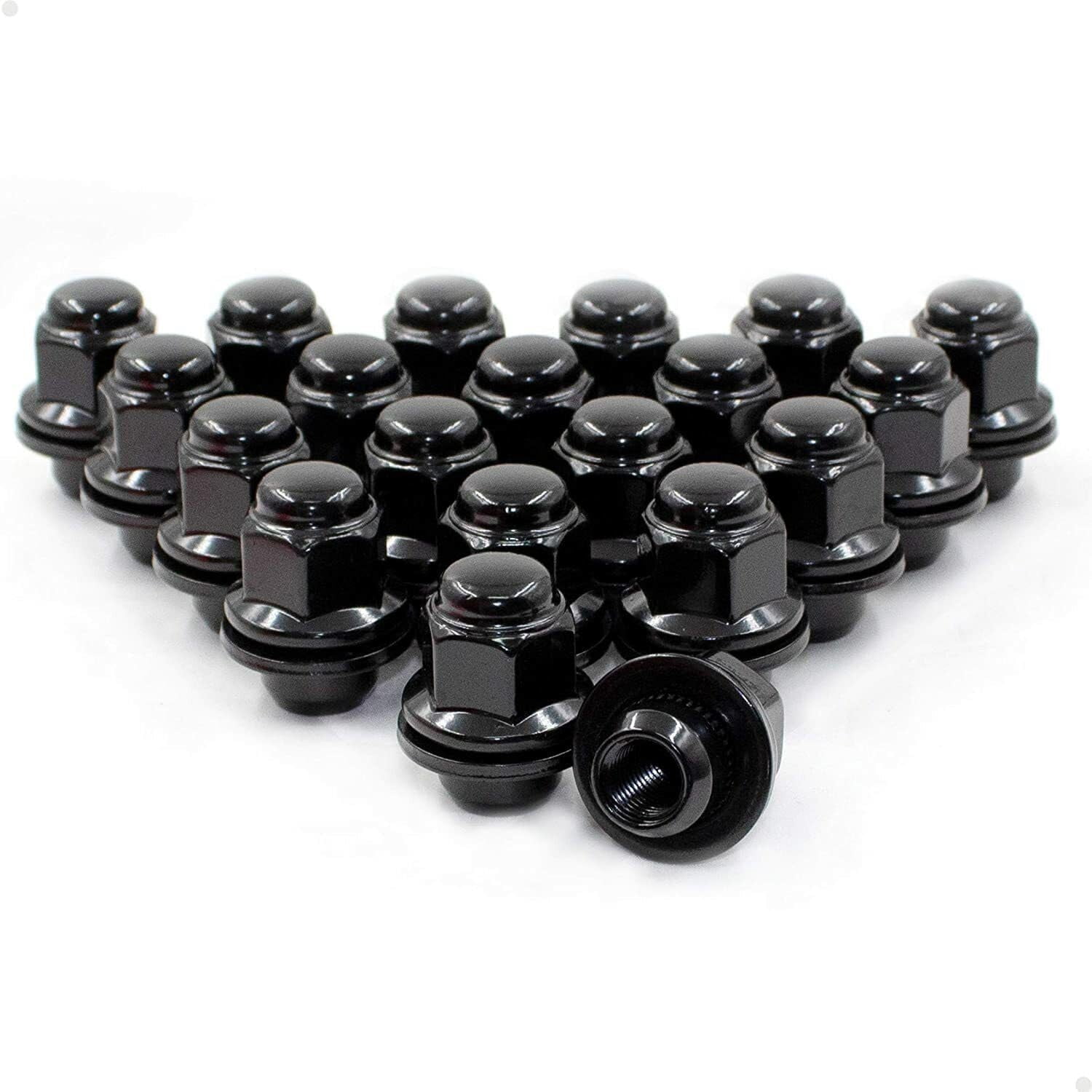 CWA 20 Black Mag Lug Nuts 12x1.25 Compatible with Subaru Impreza WRX STI BRZ Outback OEM Wheel