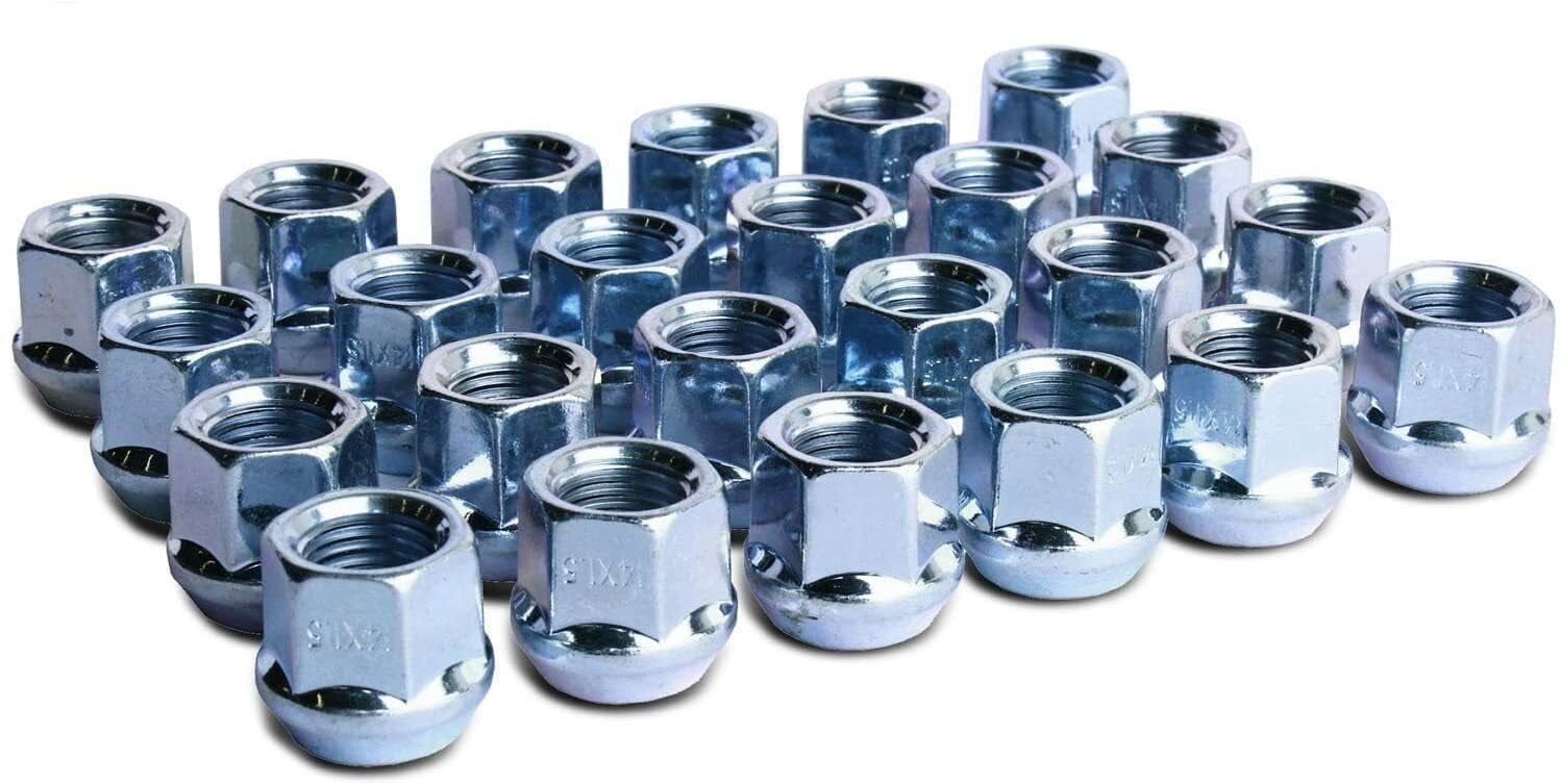 CWA 24 Open End Lug Nuts 14x2.0 Compatible with Ford F-150 Expedition Navigator 3/4" Hex