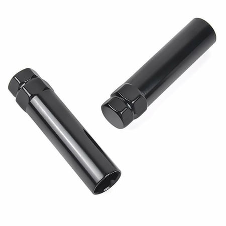 CWA 2X Black Replacement Key Compatible with 6 Spline Tuner Lug Nuts Wheel Lock Tool 1/2x20