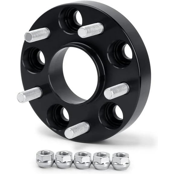 CWA 5x115 Hubcentric Wheel Spacers 1" Inch Compatible with Dodge Charger Challenger Magnum 14x1.5 Grade 12.9 Studs One Piece