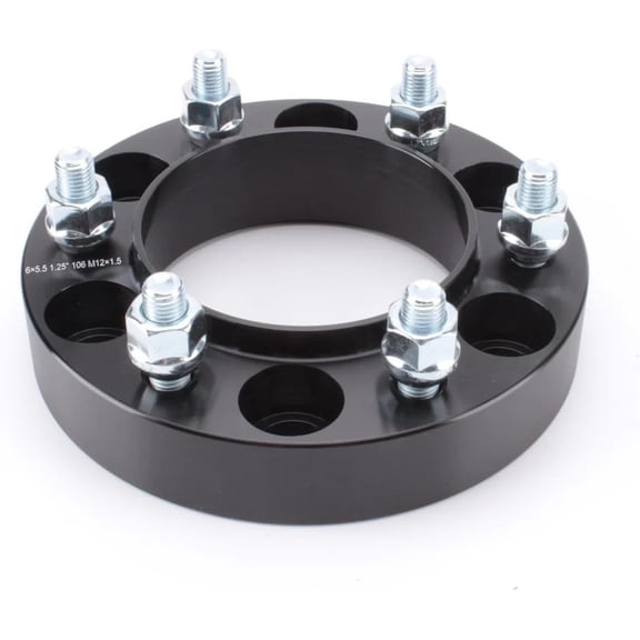 CWA 6x120 to 6x5.5 Wheel Adapters Hub Centric 1.5" Compatible with 6x139.7 Rim on 6x120 Hub Grade 12.9 Studs One Piece