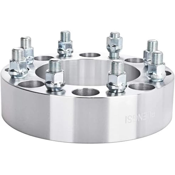 CWA 8x200 to 8x200 Wheel Spacer 2" Inch Compatible with Compatible with Ford F-350 RAM 3500 Dually 14x1.5 | Grade 12.9 Studs One Piece