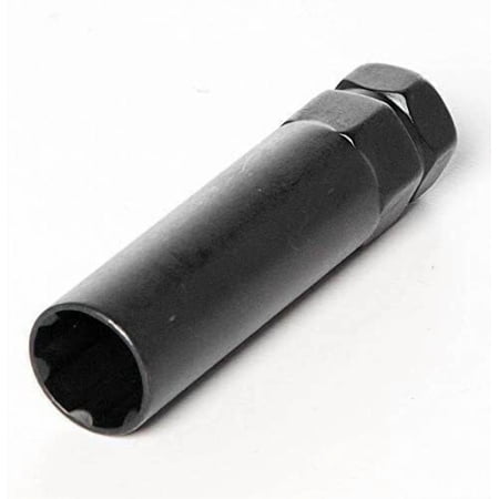 CWA Black Replacement Key Compatible with 6 Spline Tuner Lug Nuts Wheel Lock Tool 12x1.5 1/2x20