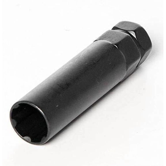 CWA Black Replacement Key Compatible with 6 Spline Tuner Lug Nuts Wheel Lock Tool 12x1.5 1/2x20