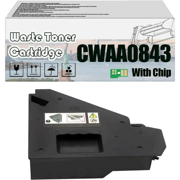 CWAA0843 Waste Toner Box, Compatible for Xerox C400 C405 6600 6605 6655 6655i CP405 CM405 415AP AP-V C3320 C2660 C2665 C3760 C3765 S3840 S3845 Printers