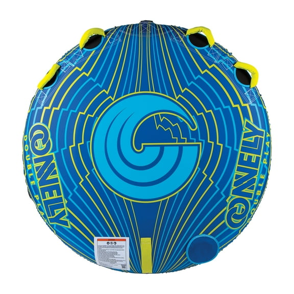 CWB Connelly Double Play 2 Person Flat Round Inflatable Towable Inner Tube