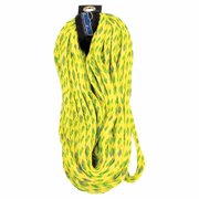 CWB ProLine 60-Foot 3/8-Inch Braided Floating 2-Rider Tube Rope, Green/Volt