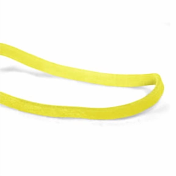 CWC #19 Rubber Bands - #19, 3-1/2" x 1/16", Yellow, Crepe (Pack of 25 boxes)