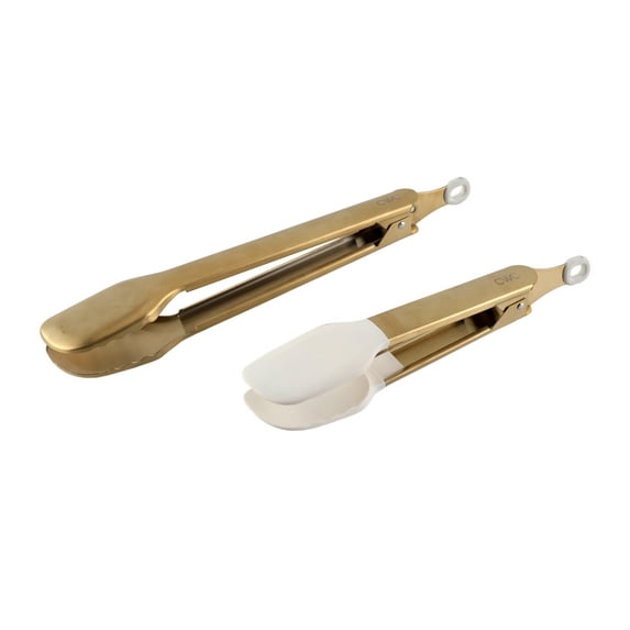 Cook with Color 2-Piece Tongs Set – Durable & Heat-Resistant