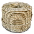 thumbnail image 1 of CWC 3-Strand Natural Fiber Rope - 1/4" x 1250 ft., 1 of 1