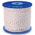thumbnail image 1 of CWC 3-Strand Poly Dacron Rope - 3/8" x 600 ft., White w/tracers, 1 of 1