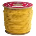 thumbnail image 1 of CWC 3-Strand Polypropylene Rope - 1/4" x 1200 ft., Yellow, 1 of 1