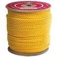 thumbnail image 1 of CWC 3-Strand Polypropylene Rope - 1/4" x 600 ft., Yellow, 1 of 1