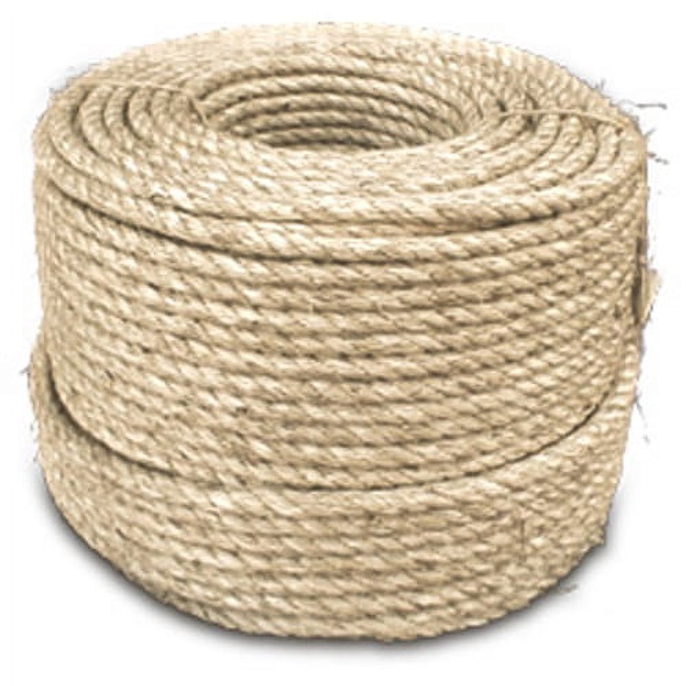 CWC 3 Strand Sisal Rope 3 8 X 1200 Ft Walmart CWC 3 Strand Sisal Rope 3 8 X 1200 Ft Walmart
