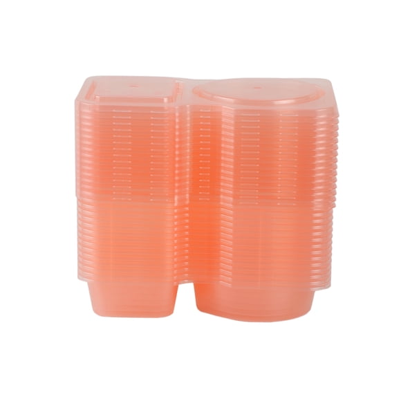 CWC 30PC 2 COMPARTMENT SNACK BOX Pink