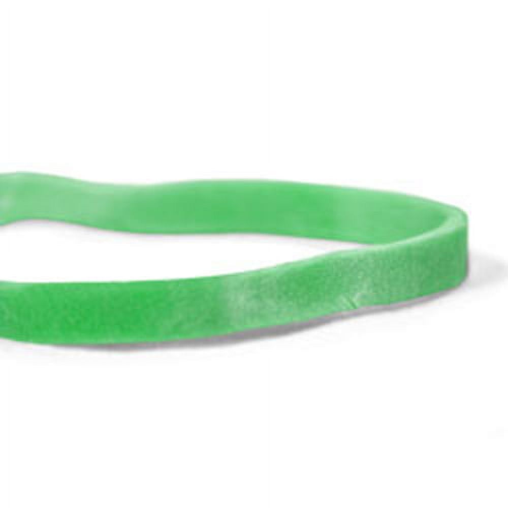 CWC #31 Newspaper Bands - 2-1/2" x 1/8", Green, Crepe (Pack of 25 boxes)
