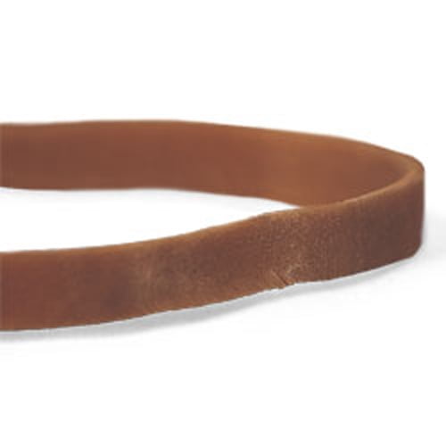 CWC #33 Rubber Bands - #33, 3-1/2" x 1/8", Brown, Crepe (Pack of 25 boxes)