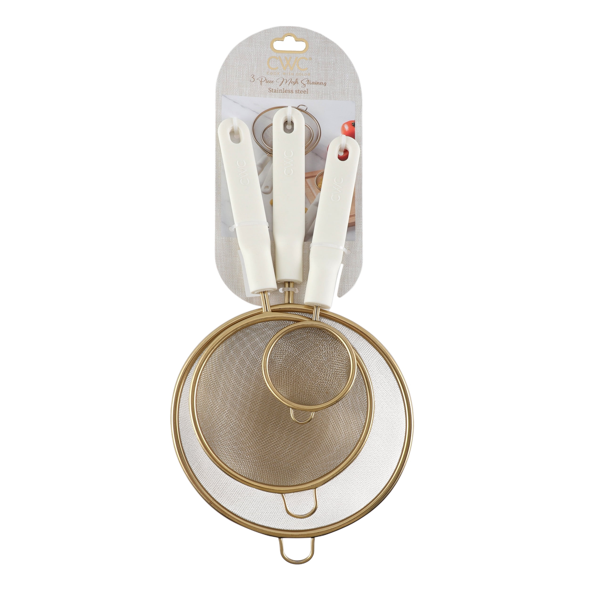 Cook with Color 3-Piece Skimmer Set – Versatile Tools for Kitchen Efficiency - Walmart.com