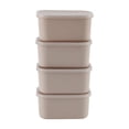 thumbnail image 1 of Cook with Color 4 Piece Snackle Box Pods with Lids, Taupe, Portable and Dishwasher Safe, Well Suited for Sauces, Snacks, and Small Lunch Items, 1 of 10