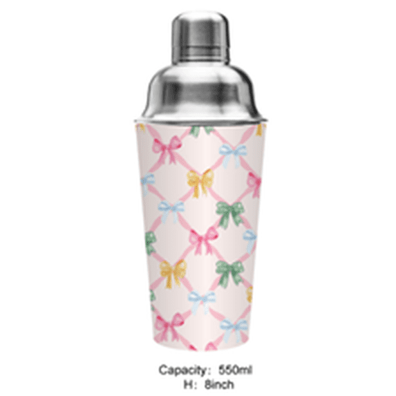 COOK WITH COLOR Drink Mixing Cocktail Shaker Stainless Steel 550 ml