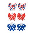 thumbnail image 1 of Cook with Color 6-Piece Patriotic Bow Multi-Purpose Food Storage Bag Clips Set, 1 of 5