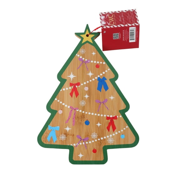 Cook With Color Bamboo Cutting Board – Durable Eco-Friendly Board for Holiday Cooking, Baking & Entertaining