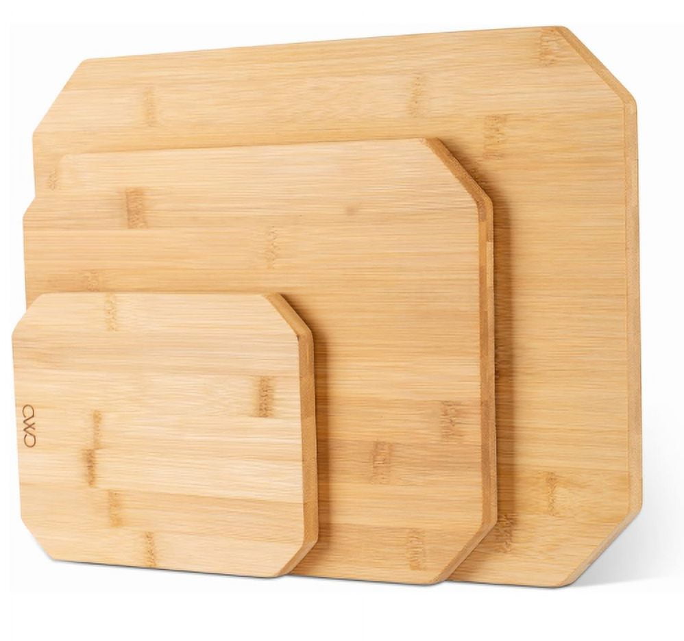 CWC Bamboo Cutting Boards - Set of 3