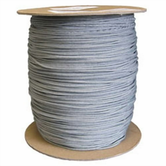 CWC Braided Polyester Fishing Rope - .095" x 500 yds, Gray