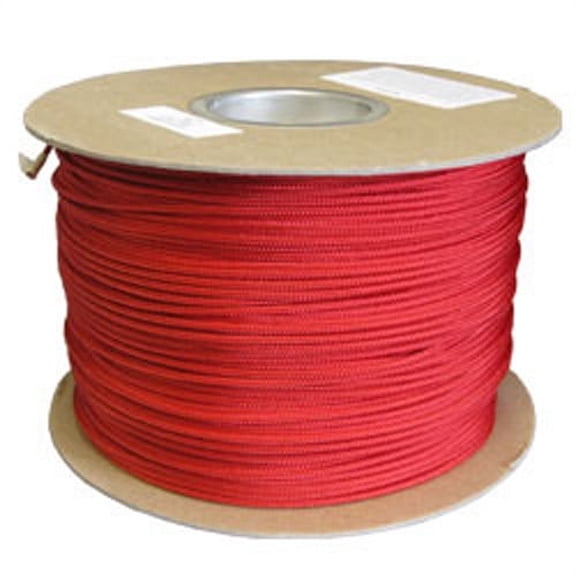 CWC Braided Polyester Fishing Rope - .125" x 500 yds, Red