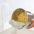 thumbnail image 1 of Cook with Color Silicone Clip-On Pot Strainer – Compact, Easy, and Efficient, 1 of 5