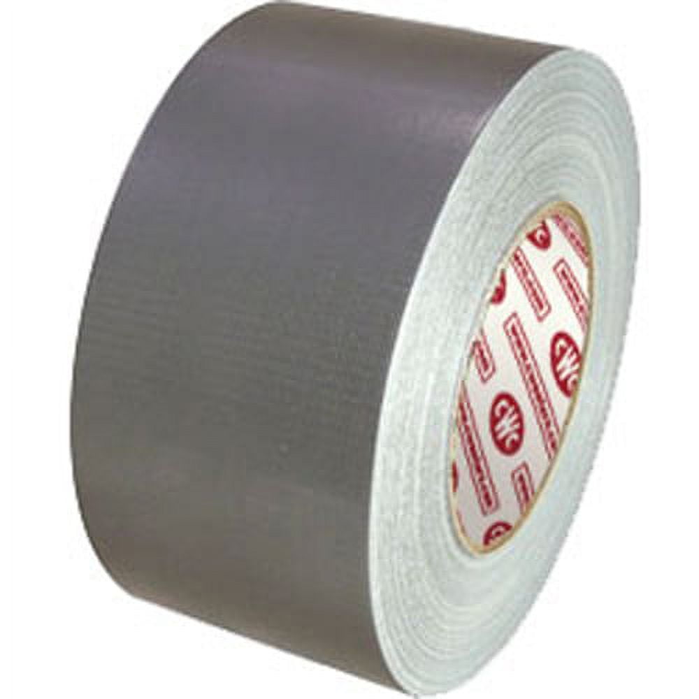 CWC Duct Tape - 9 mil, 4" x 60 yds, Silver (Pack of 12 rolls)