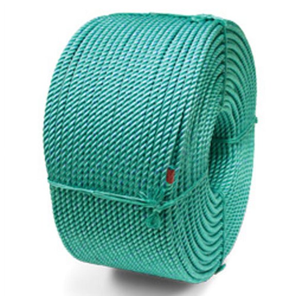 CWC Floating BLUE STEEL Crab Rope - 1/2" x 1200 ft., Teal w/ Tracer