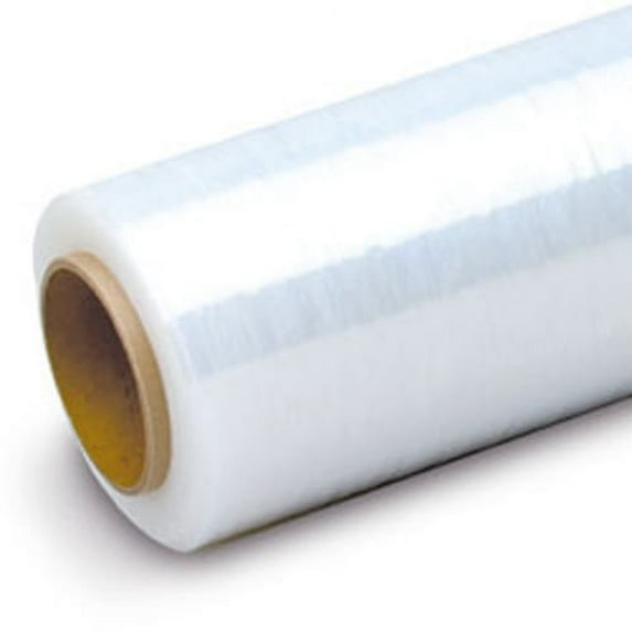 CWC Hand Grade Stretch Film - Blown, 80 Gauge, 18" x 1500' (Pack of 4 rolls)
