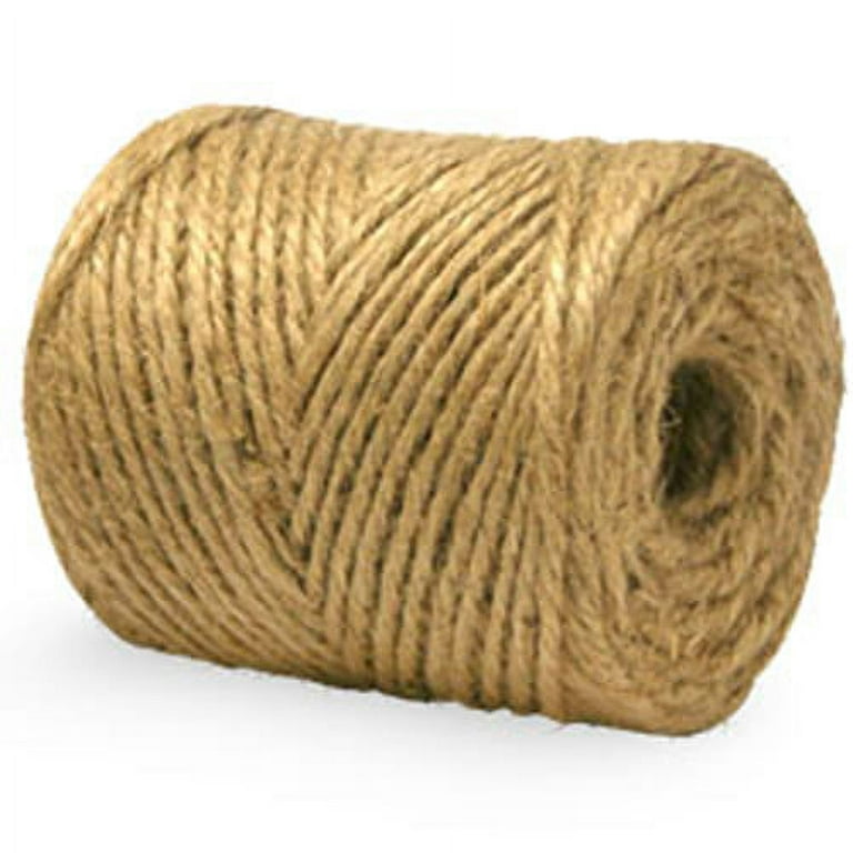 Burlap Jute Twine Rope, 3-Ply, 3mm, 75 Yards, Orange 