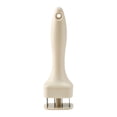 thumbnail image 1 of Cook With Color Stainless Steel Meat Tenderizer, Needle Blade Tool for Marinade and Steak, Taupe, 1 of 5