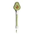 thumbnail image 1 of Cook With Color Mini Silicone Tongs, Stainless Steel Heat-Resistant Food Tongs for Appetizers, Avocado, 1 of 5
