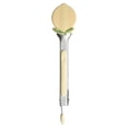 thumbnail image 1 of Cook With Color Mini Silicone Tongs, Stainless Steel Heat-Resistant Food Tongs for Appetizers, Lemon, 1 of 5