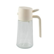 Cook with Color 2-in-1 Glass Olive Oil Dispenser & Spray Bottle, Precision & Durability