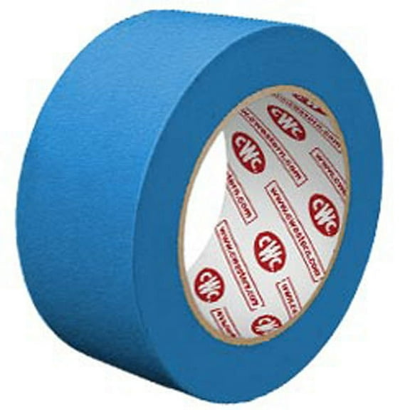 CWC Painters Tape - 14 Day, 5.2 mil, 2" x 60 yds, Blue (Pack of 24 rolls)