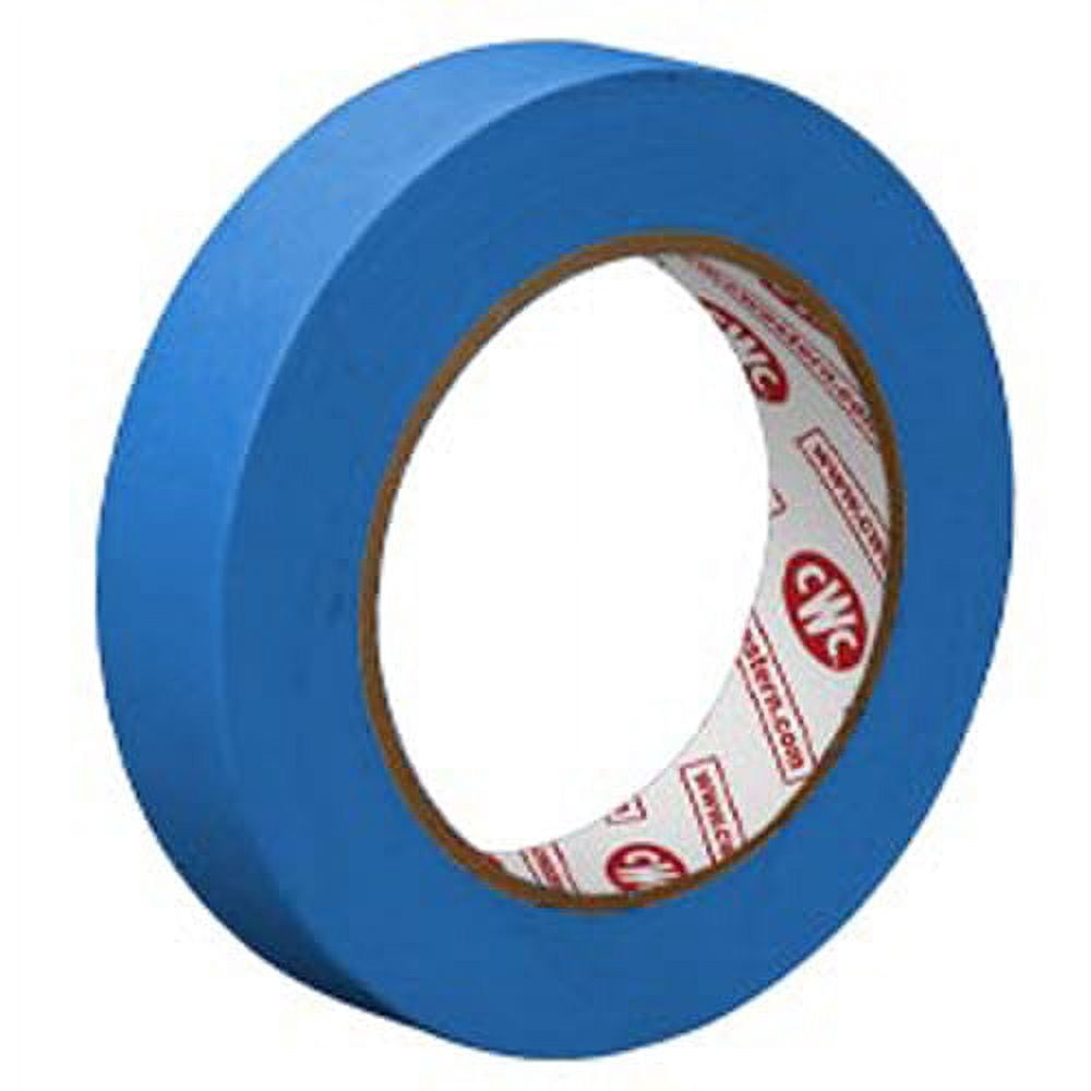 CWC Painters Tape - 14 Day, 5.2 mil, 3/4" x 60 yds, Blue (Pack of 48 rolls)