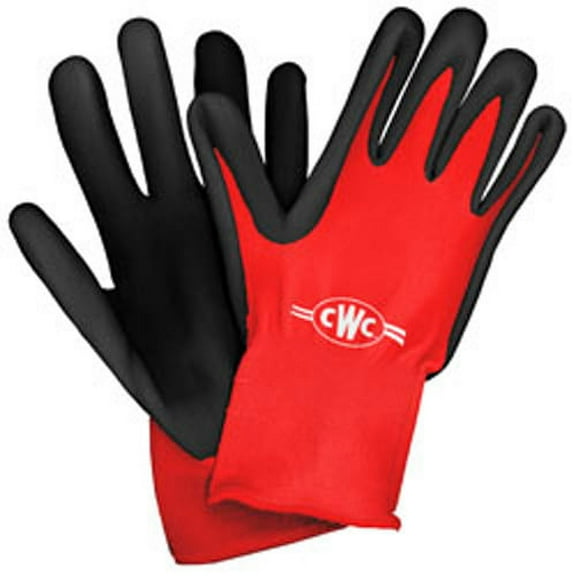 CWC ProTACT Crinkle Latex Palm Dipped Gloves, M (Pack of 12 pairs)