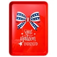 thumbnail image 1 of Cook with Color Melamine Serving Tray, Lightweight Plastic Tray for Serving Food and Drinks, One Nation Under God, 1 of 5