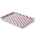 thumbnail image 1 of Cook with Color Melamine Serving Tray, Lightweight Plastic Tray for Serving Food and Drinks, Patriotic Stars and Stripes, 1 of 5